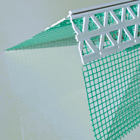 Acrylic Render Pre-Meshed Angle | 4mm Mesh